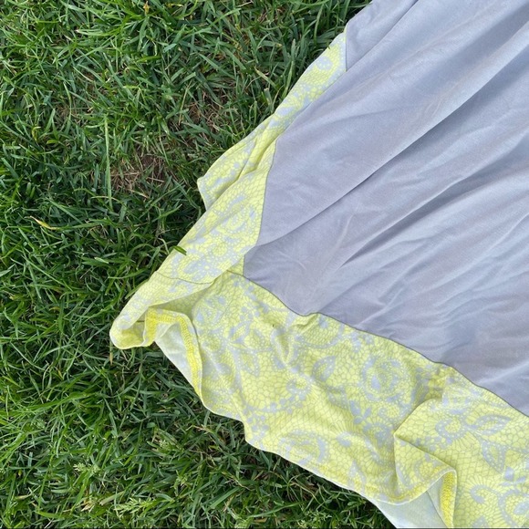 LOGO Lori Goldstein gray neon trim mode dress 1X - Picture 2 of 7